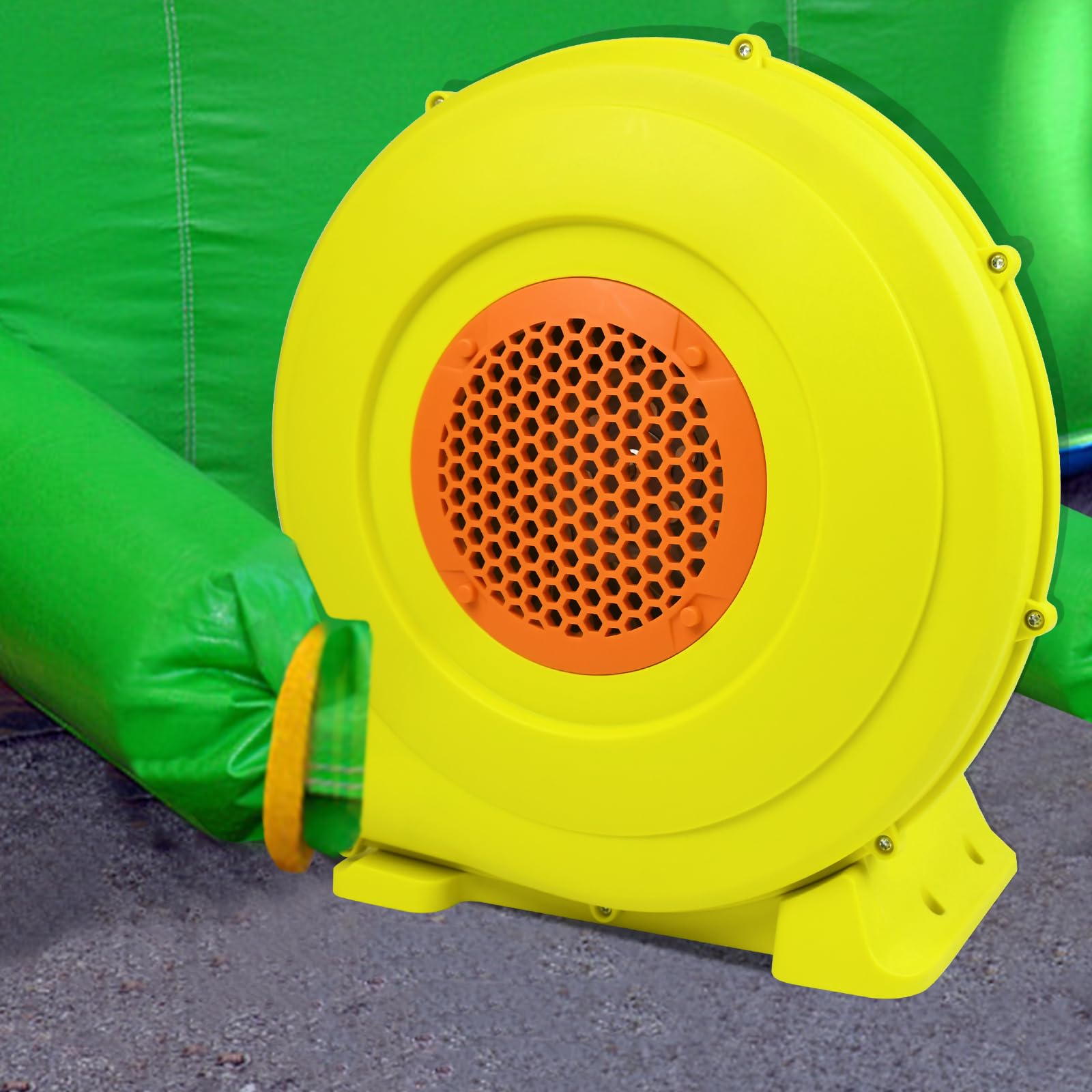 Ventilatore elettrico da 350 W, pompa ad aria, ventilatore a turbo, portatile, con manico, ventilatore permanente, con grande fondo e apertura dell'aria
