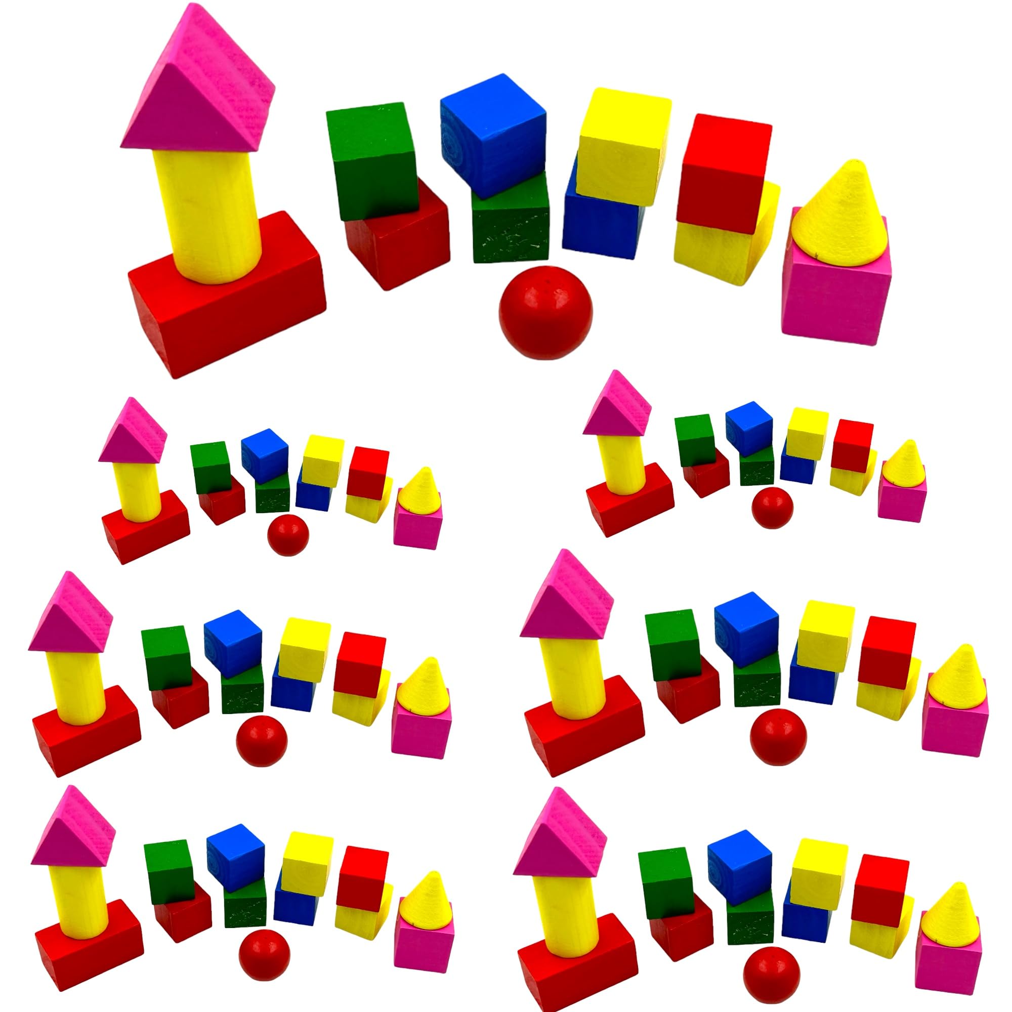 SAMVARDHAN 3D Wooden Shapes Geometric Solids Wooden Blocks for Preschool Elementary Education Early Learning for 2-9 Yrs Kids (Set of 98) (B0D4M1K5SN) Amazon Price History, Amazon Price Tracker