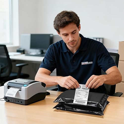 Miniatura 110 de Metronic Sobres de polietileno de 12 x 15.5 pulgadas, paquete de 100 bolsas de envío, bolsas de correo adhesivas fuertes, impermeables y a prueba