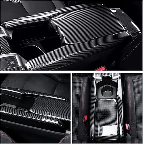 Miniatura 7 de Cubierta protectora para reposabrazos de consola central, compatible con Honda Civic de 10 generación 2016-2021, caja protectora para reposabrazos