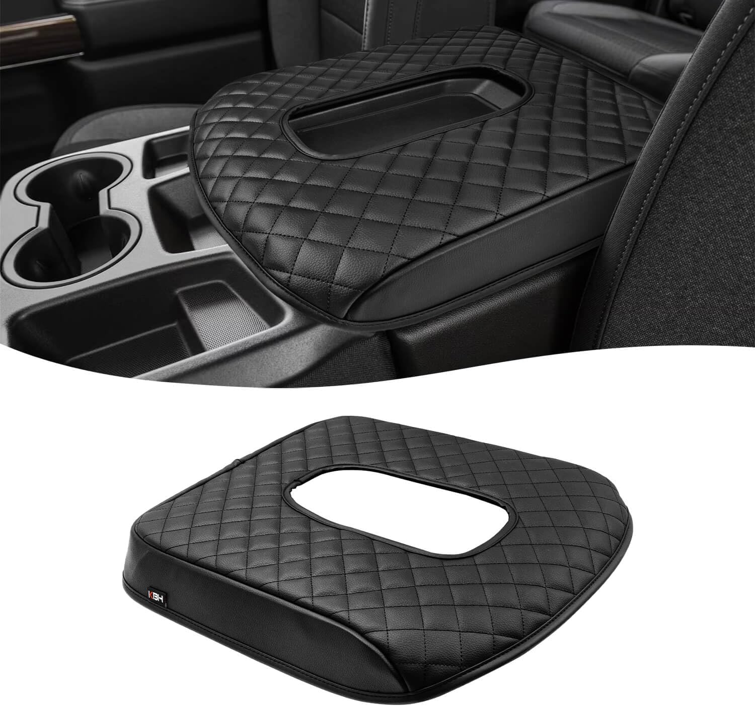 KBH Center Console Armrest Cover for GMC Sierra & Chevy Silverado 2019-2025