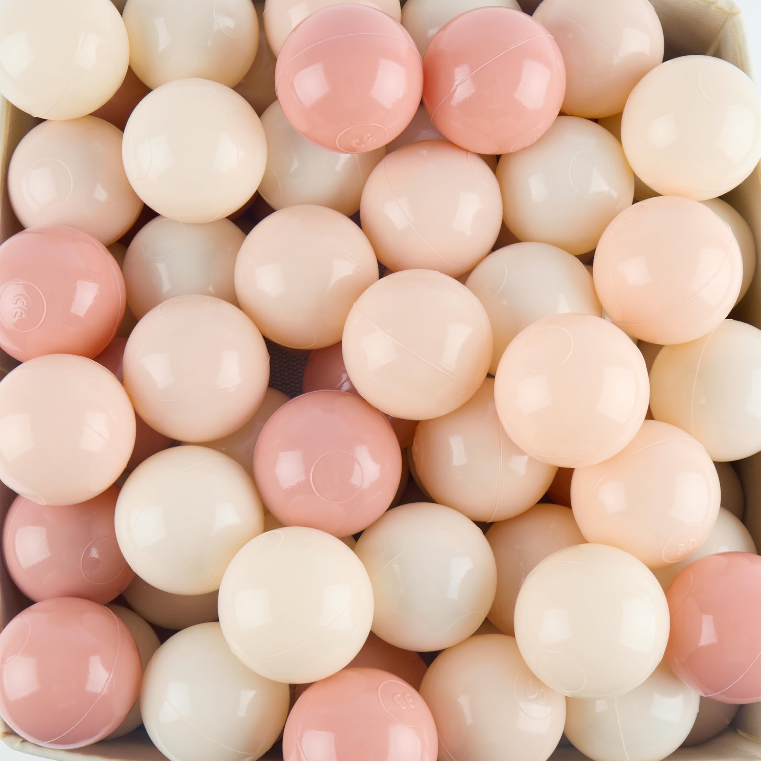 Bieco Bälle für Bällebad Dreamy Flowers | 100 Stück | Bunte Bälle | Bällebad Kinder | Bällebad Baby | Bällebad | Bällebad Bälle | Baby Ball | Ball Kinder | Spiele für draussen