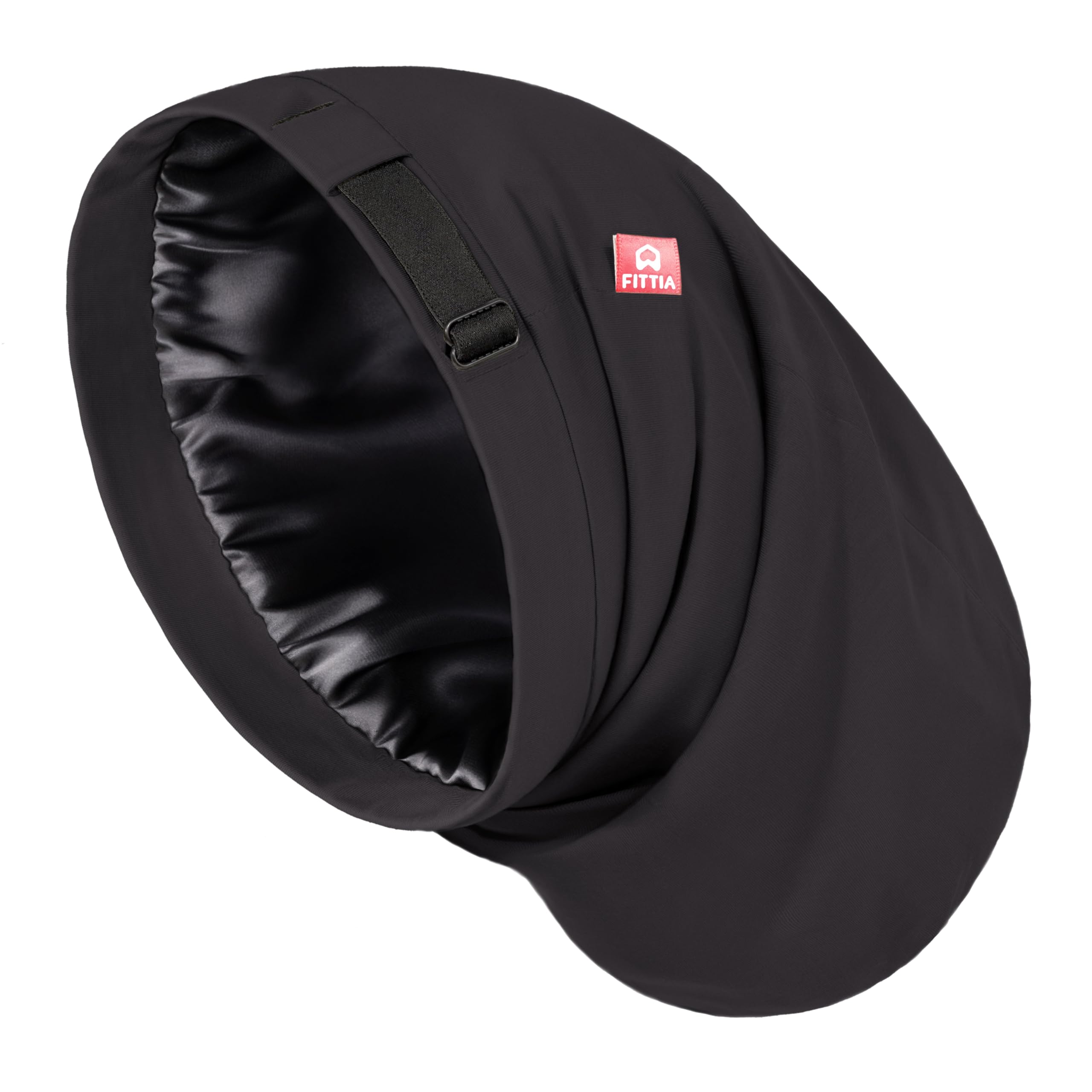 Amazon.com: Large Satin Bonnet for Men Sleeping: Loc Cap  display picture 2