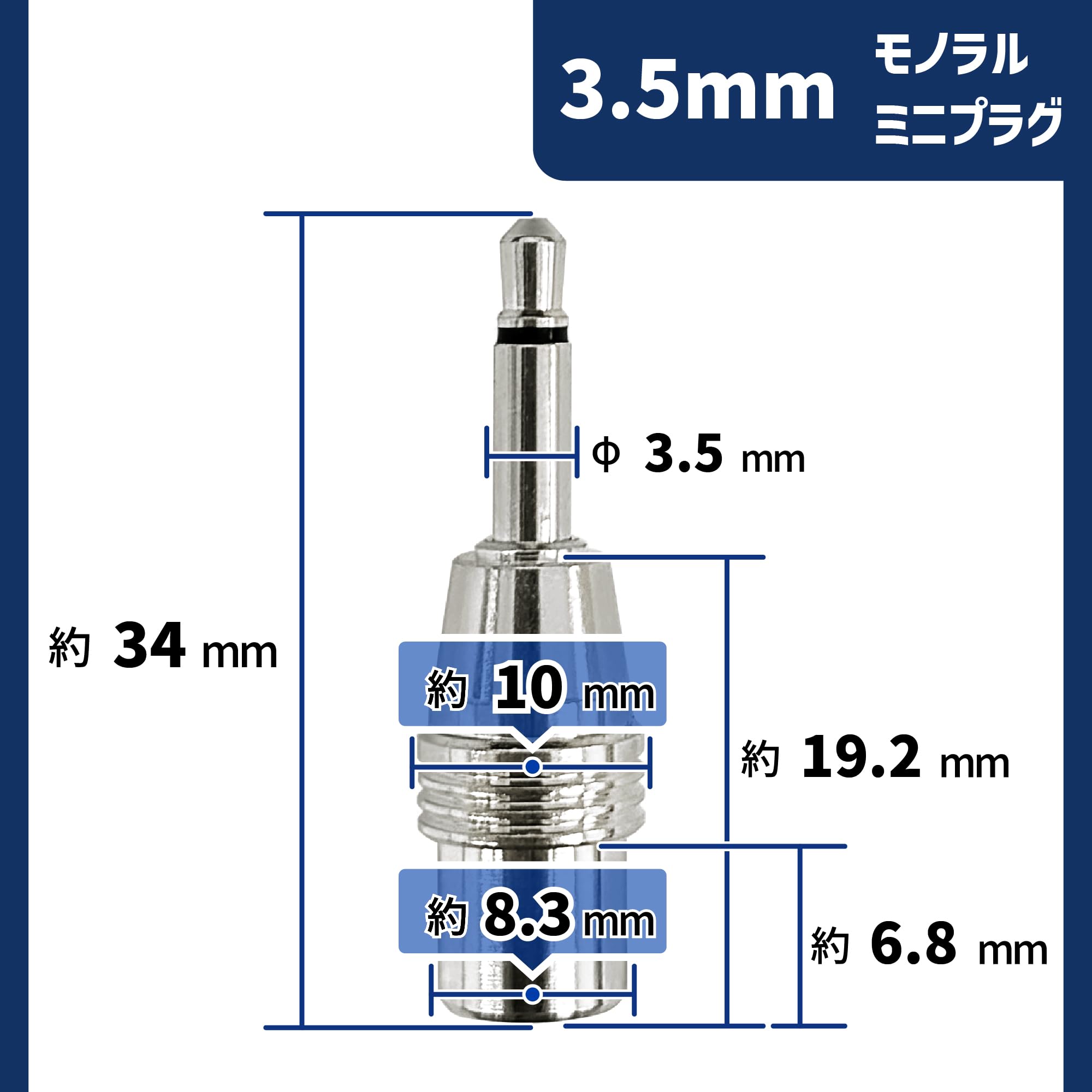 Amazon | F-Factory 3.5mm モノラルミニプラグ(オス) - RCAジャック