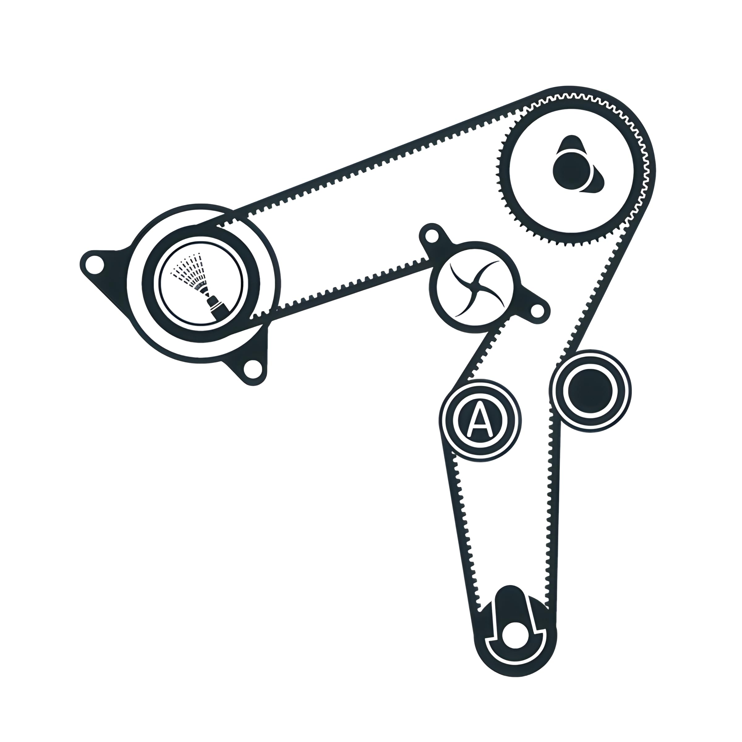 Skf Vkmc 02190-2 Kit Tendicinghia Con Pompa Acqua-image