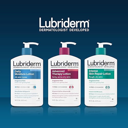 Miniatura 8 de Lubriderm Advanced Therapy Loción hidratante sin fragancia con vitaminas E y provitamina B5 hidratación intensa para piel extra seca fórmula no