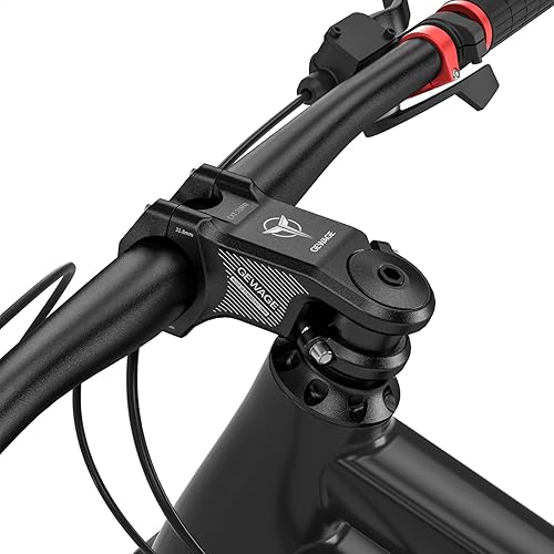 Miniatura 2 de GEWAGE 31.8 - Tallo de bicicleta de montaña de 8 grados para manillar corto para bicicleta de carretera, bicicleta de montaña, MTB, BMX