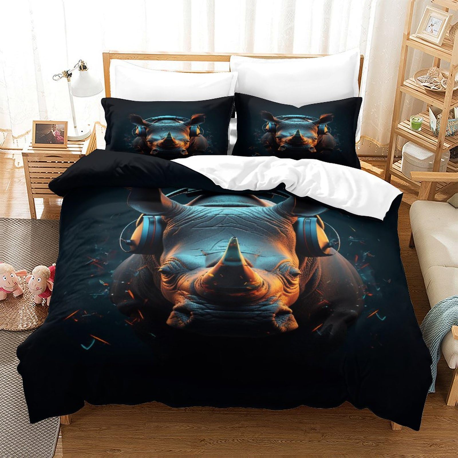 Housse de couette super king size Rhino pour des nuits douces en lit parental