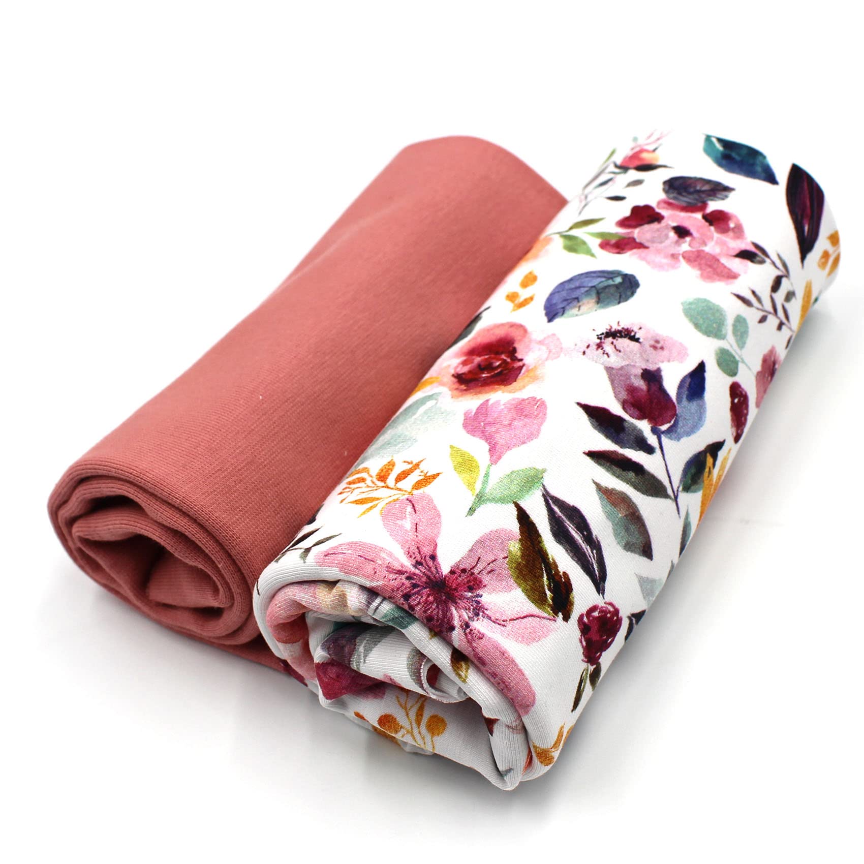 Tessuto Per Cucito Bambini - 0.5m Jersey + 0.5m Polsino, Fantasia Unicorno E Mentascura - Foto 6