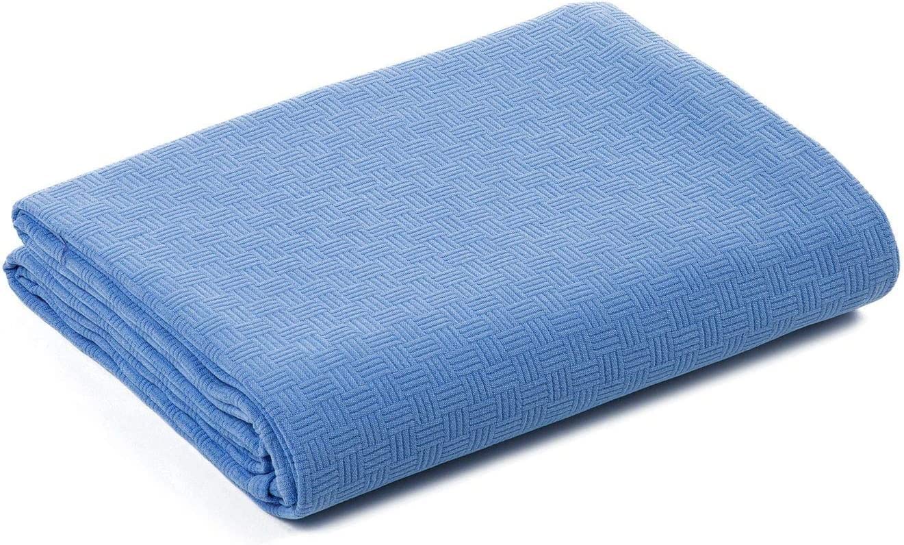 Colcha no acolchada Rodeo azul para evitar el calor nocturno en las noches de verano