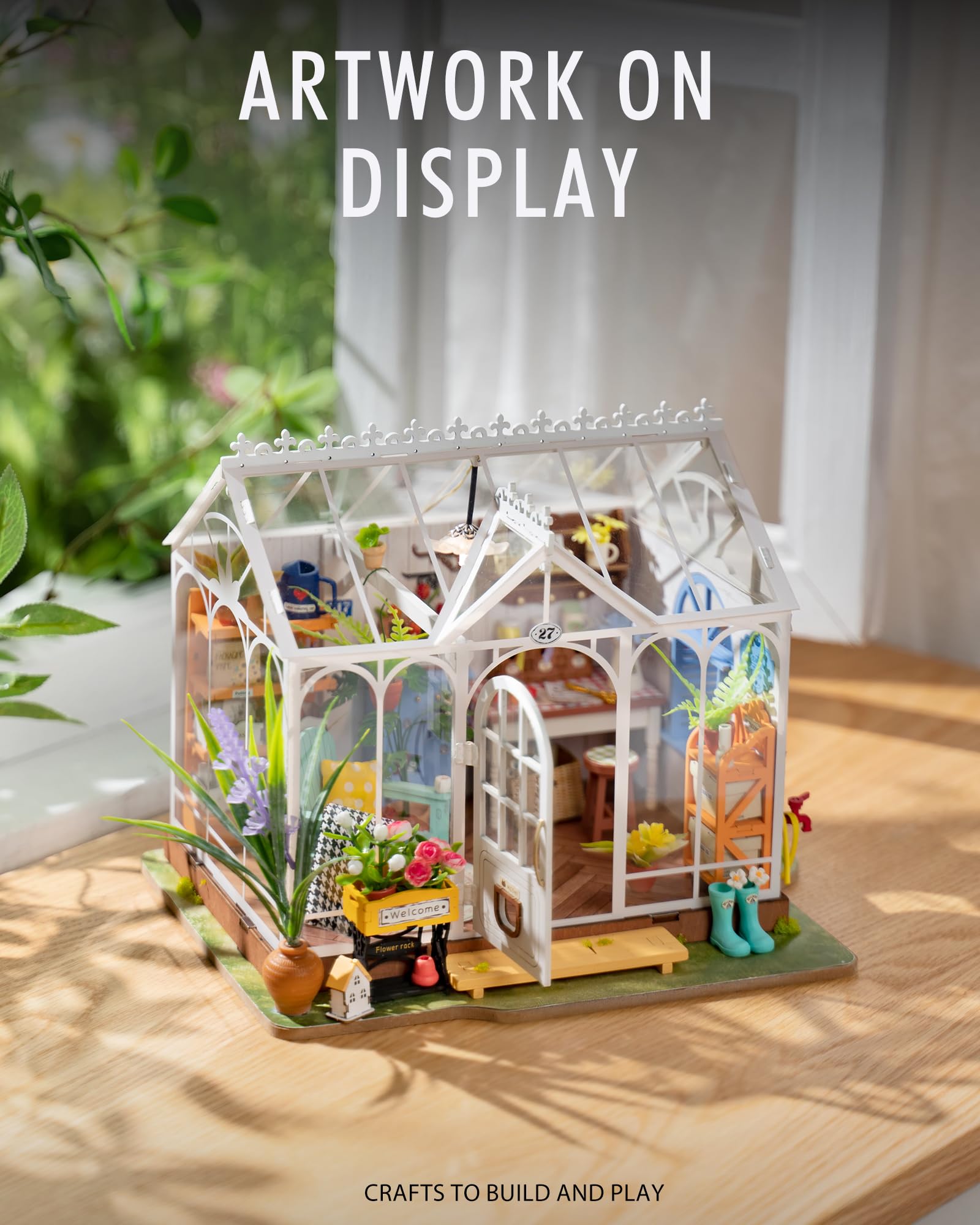 Robotime Cathy's Green House Zelfbouwpakket | Speelgoed | 1434312 Robotime Cathy's Green House Zelfbouwpakket | Speelgoed | 1434312