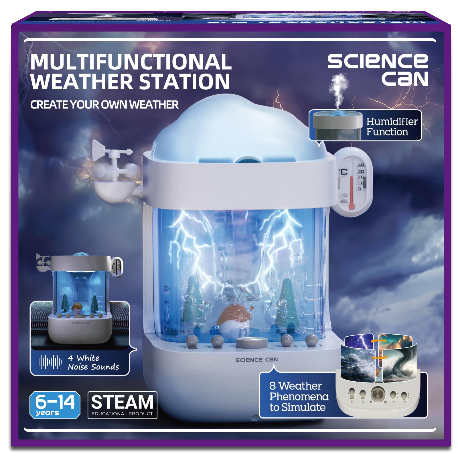 Amazon.com: Science Can 3-in-1 Weather Station Toy for Kids, STEM