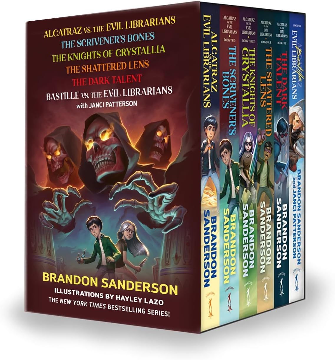 Alcatraz Versus the Evil Librarians Tpb Boxed Set: Books 1-6