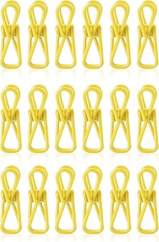 Miniatura 10 de Mr. Pen - Clips para chips, paquete de 18, 2 pulgadas, colores surtidos, clips recubiertos de PVC para paquetes de alimentos, clips de cocina, clips