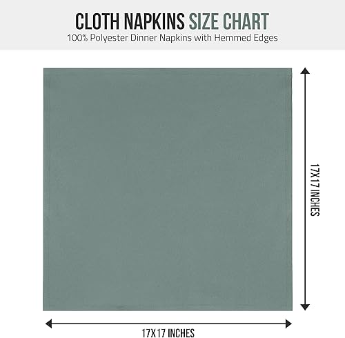 Vista 129 de Utopia Home Servilletas de tela negra (paquete de 12, 20 x 20 pulgadas), servilletas de cena ideales para fiestas, bodas y almuerzos/cenas Negro