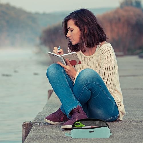 Miniatura 9 de Gloppie Estuche para lápices, práctico estuche para lápices, estuche estético simple, soporte para bolígrafo pequeño, suministros de regreso a