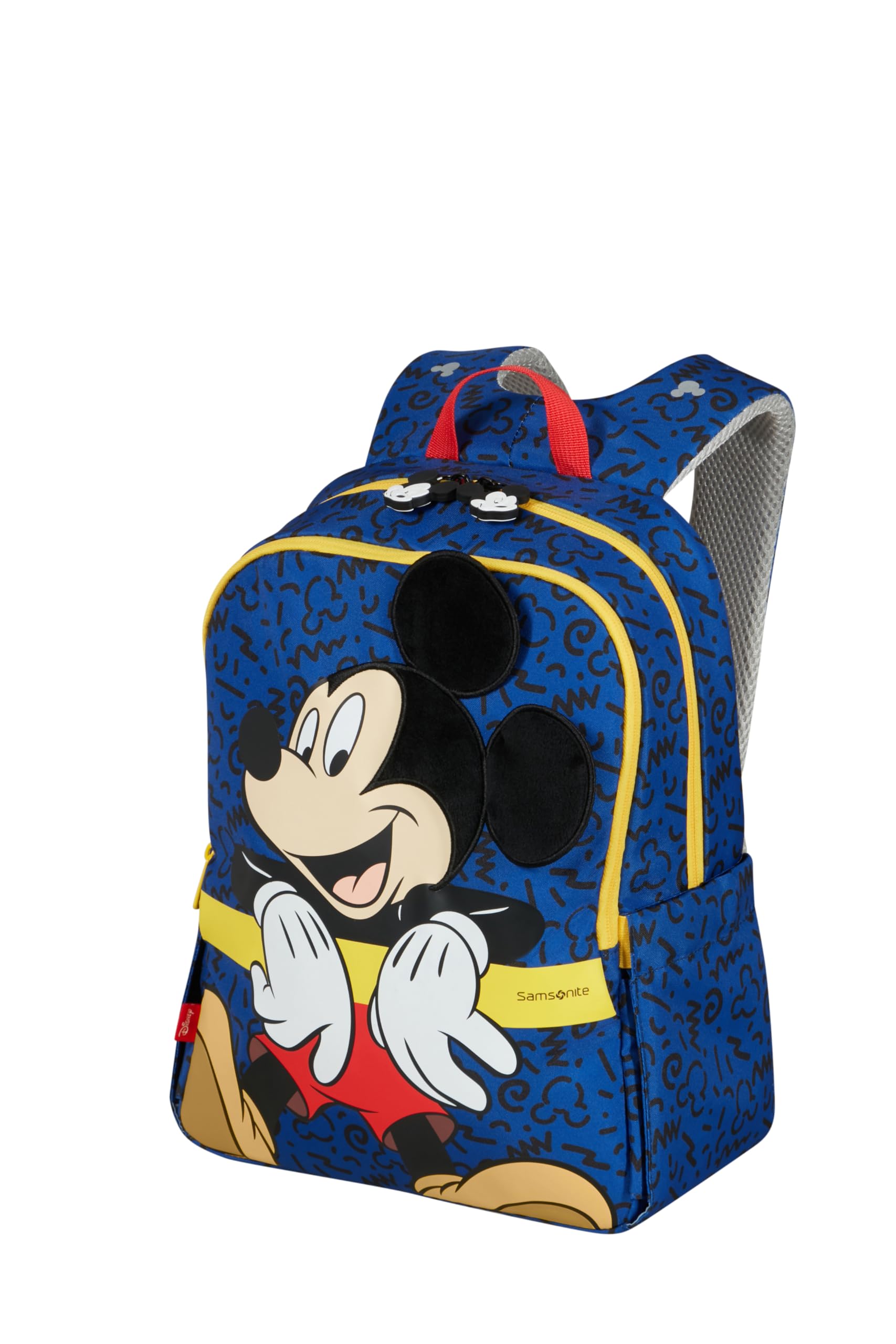 Samsonite Daydream Disney - Mickey Mouse Kids Backpack, 36 cm, 15 L - Ergonomic with Padded Shoulder Straps and Back Panel - Reflective Details - 2 Bottle Holders - Mickey Happy