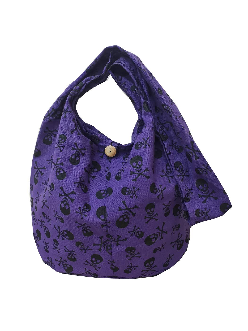 Btp Skull Punk Rock Hippie Hobo Thai Cotton Sling Crossbody