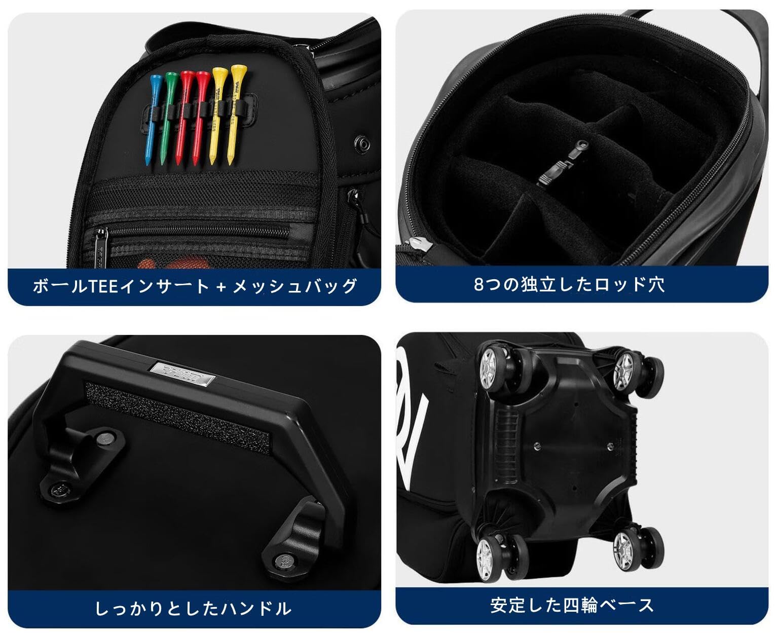 Amazon | ゴルフ キャディバッグ スタンダードタイプゴルフバッグ