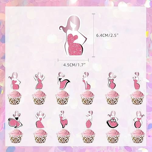 Miniatura 3 de GallaRato Older Wiser Hotter Cake Toppers Decoración de cumpleaños de 30 cumpleaños con purpurina Decoración de fiesta de cumpleaños 21, 40, 50h,