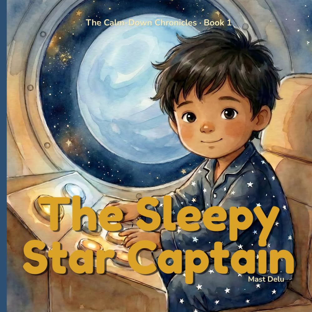 The Sleepy Star Captain: A Calming Bedtime Story for Children with Autism, ADHD, and Sensory Sensitivities (Ages 4–9) (The Calm-Down Chronicles)