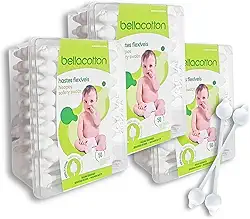 Haste Flexível bastonetes branco bebê 3 pacotes C/ 50unidades