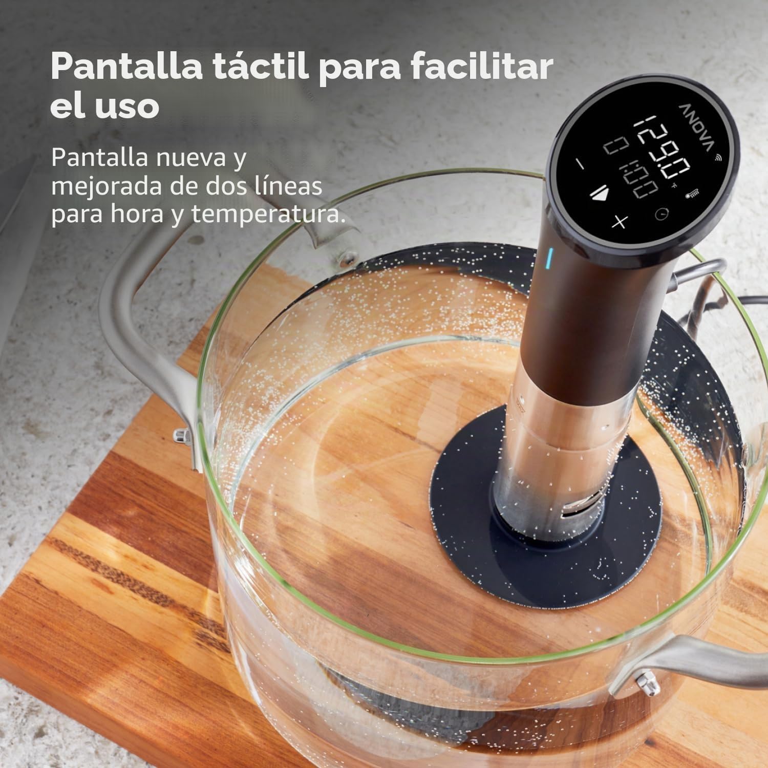 Anova Culinary Sous Vide - Olla de precisión 3.0 (WiFi), 1100 vatios