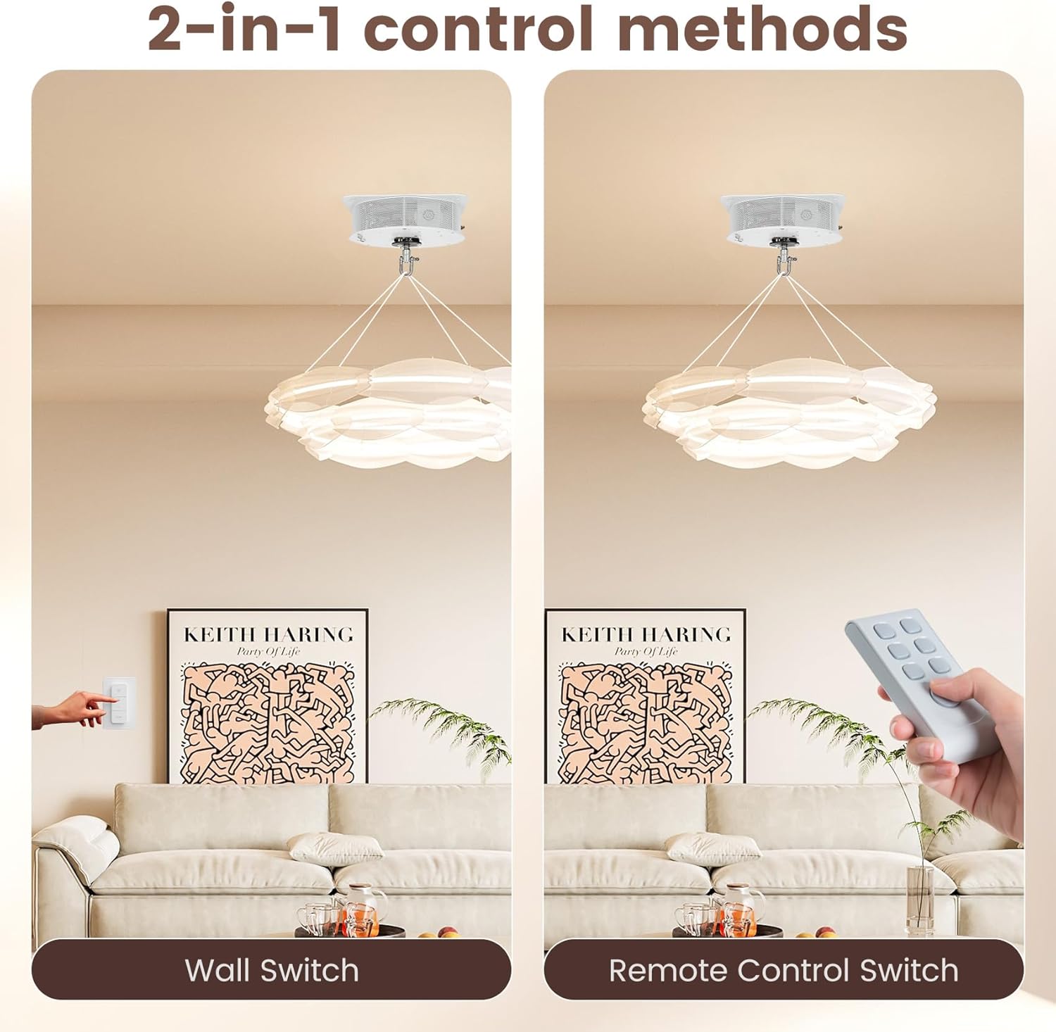 Chandelier Hoist Lifter System,19FT Electric Motor Winch Lighting Lifting.110V-120V Max Capacity 220lbs Hoist Lift, Remote-Controlled for Lamp Cleaning Maintenance (DDJ100-19FT (220Lbs)