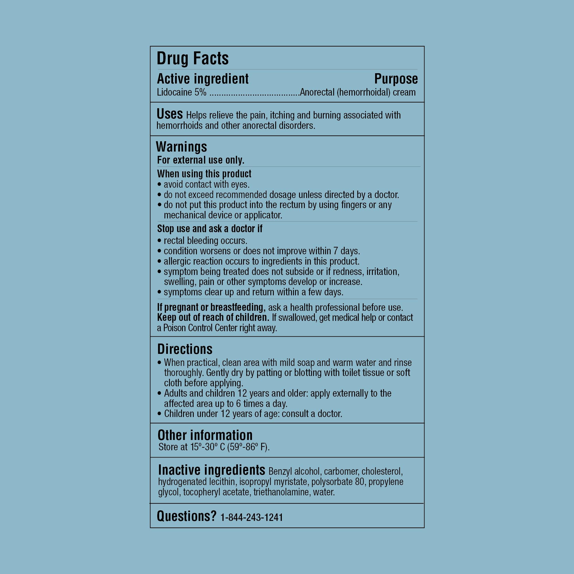 Curist 5% Lidocaine Numbing Cream Extra Large Tube 6 oz (170 g) — Amazon image 8