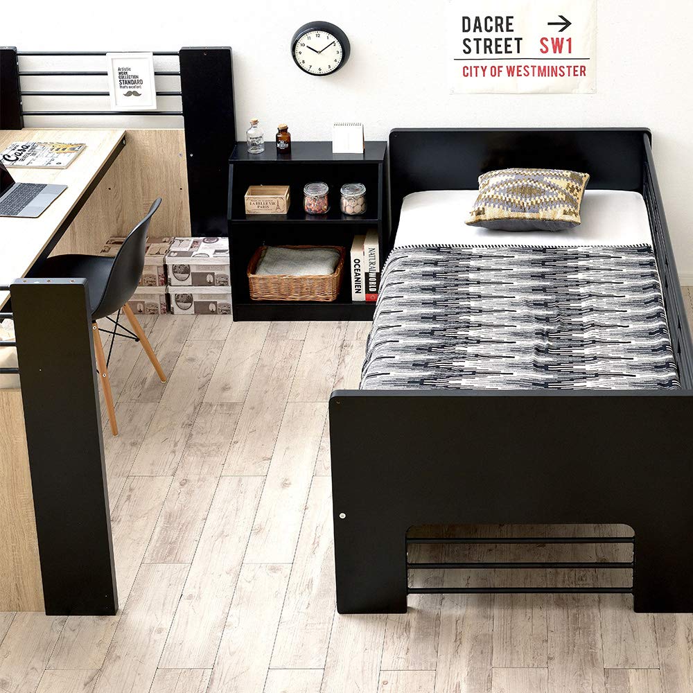 Amazon|スマートアイ ロフトベッド【 ハイタイプ 大人用 】木製