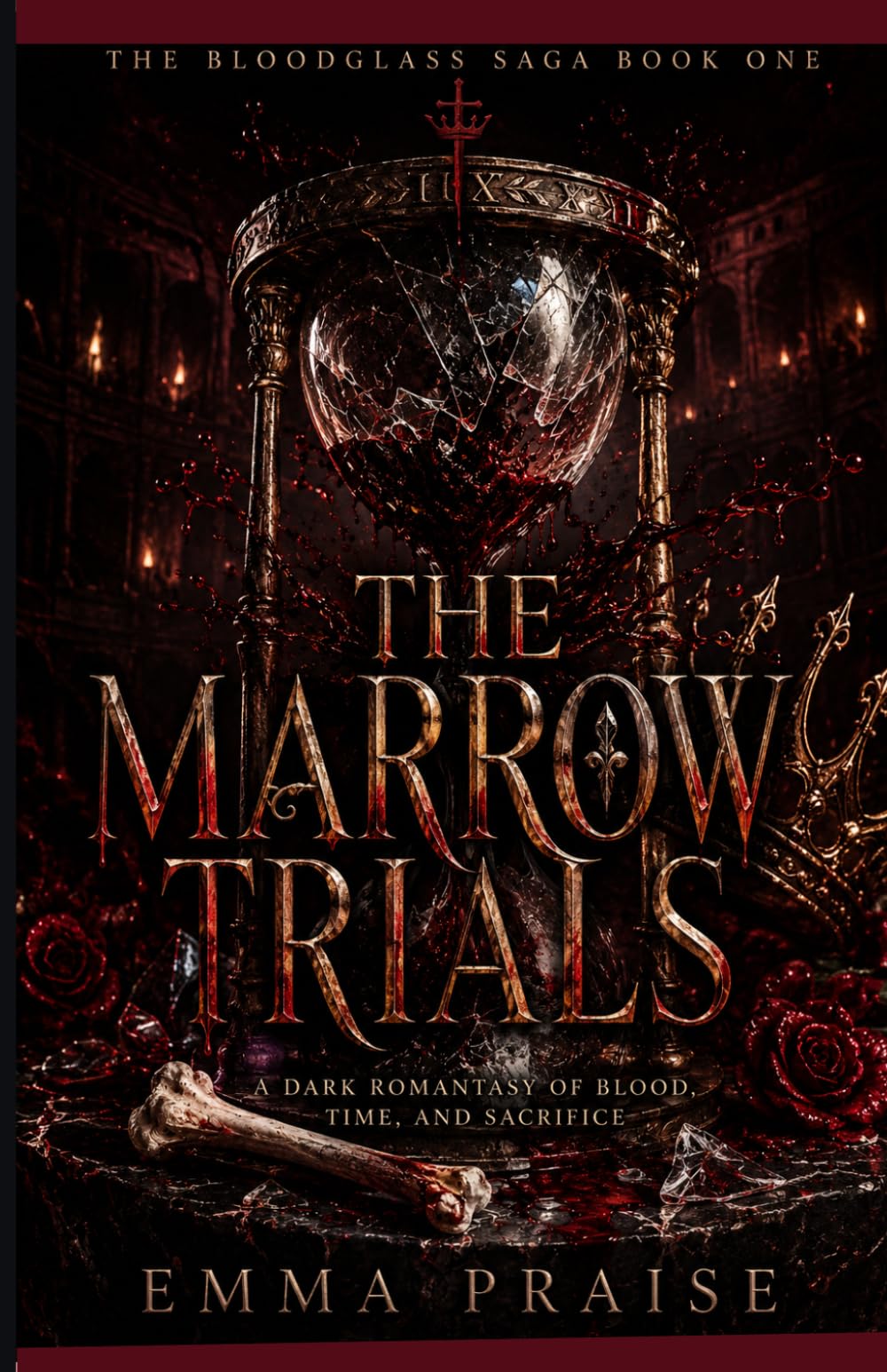 THE MARROW TRIALS: A Dark Romantasy of Blood Time and Sacrifice: 1 (THE BLOODGLASS SAGA)
