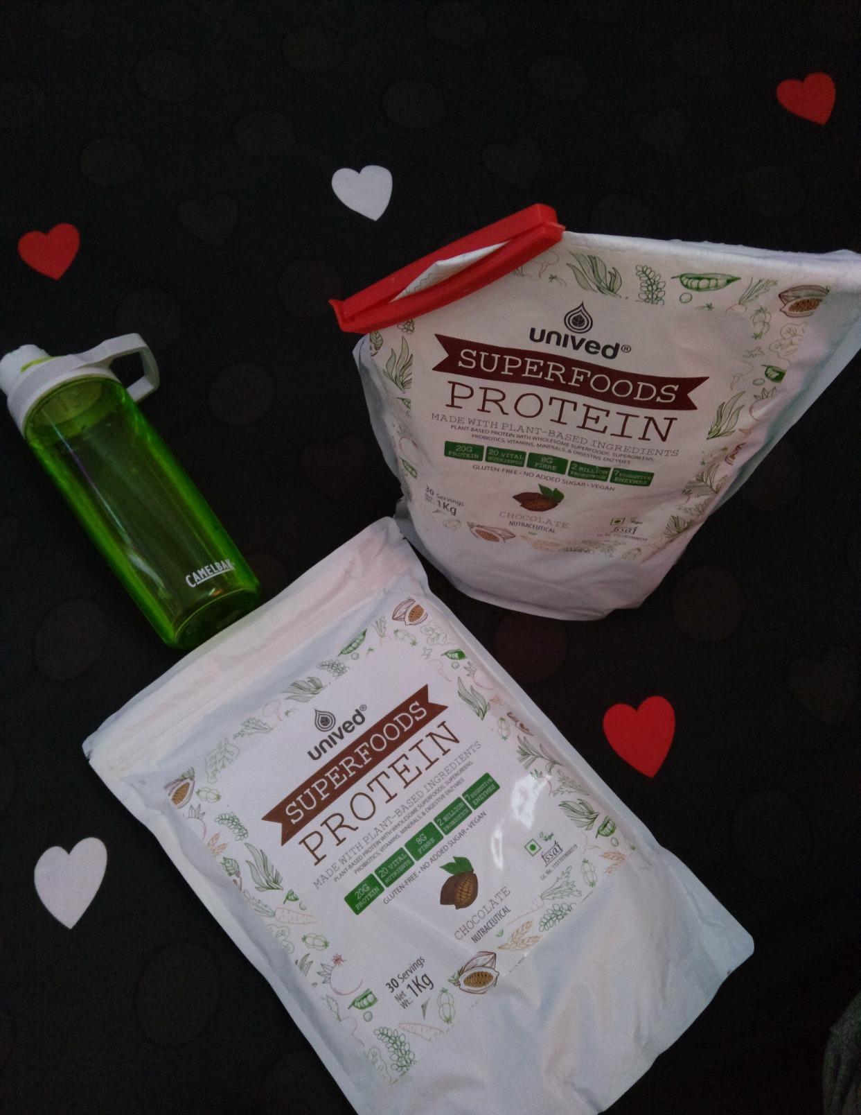 Unived Superfoods Protein, PlantBased blend of Pea Protein, Superfoods