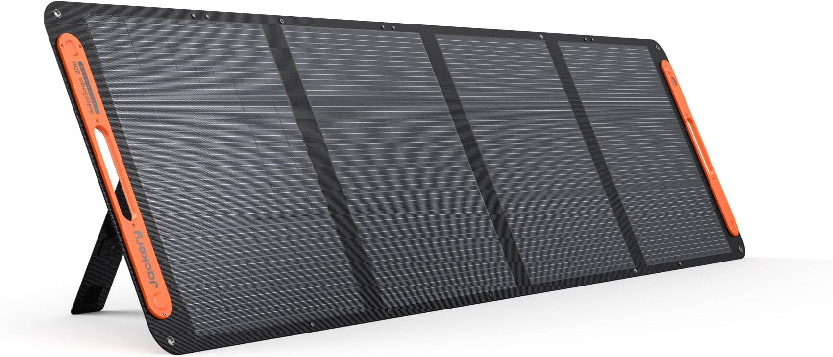 Jackery SolarSaga 200W Portable Solar Panel,IP68 Foldable Bifacial Solar Panels,Compatible with Jackery Explorer Power Station and Solar Generator,for Rooftops Outdoor Camping Off-Grid and RVs