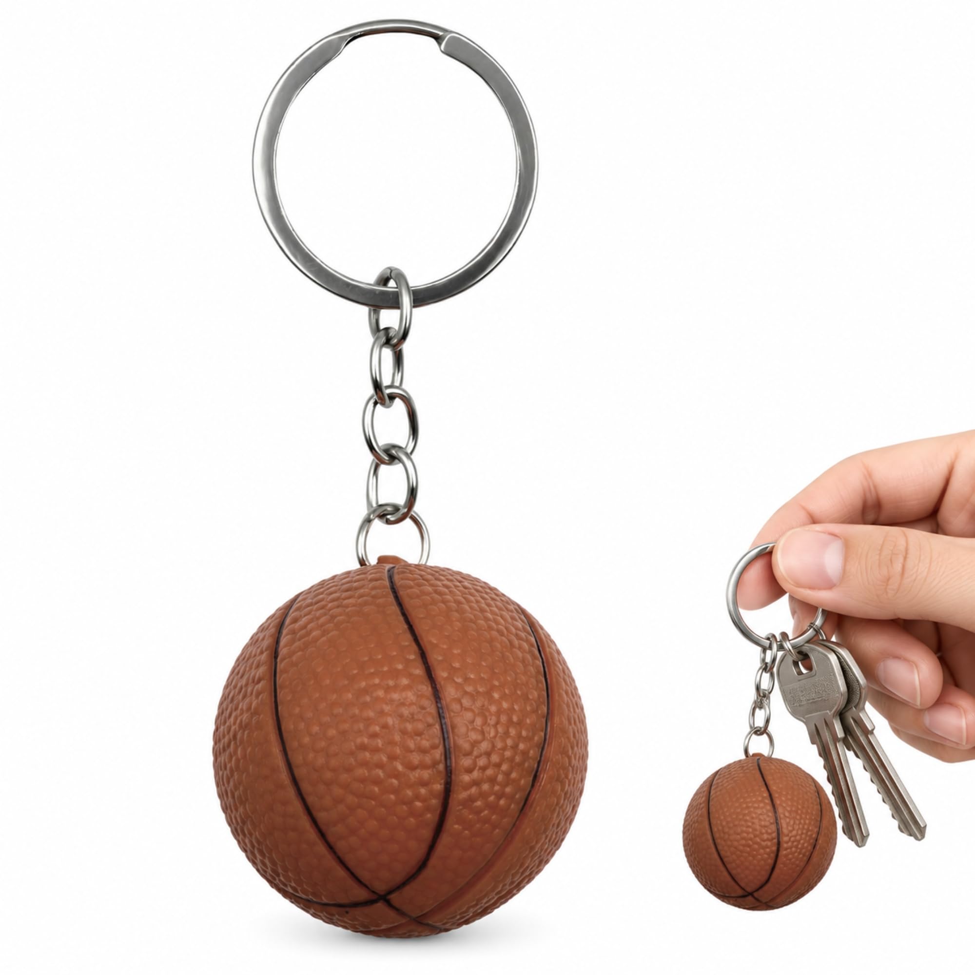 Llavero Baloncesto, Llavero pelota Basket, KeyChain Basket, 1 Unidad - imagen 1