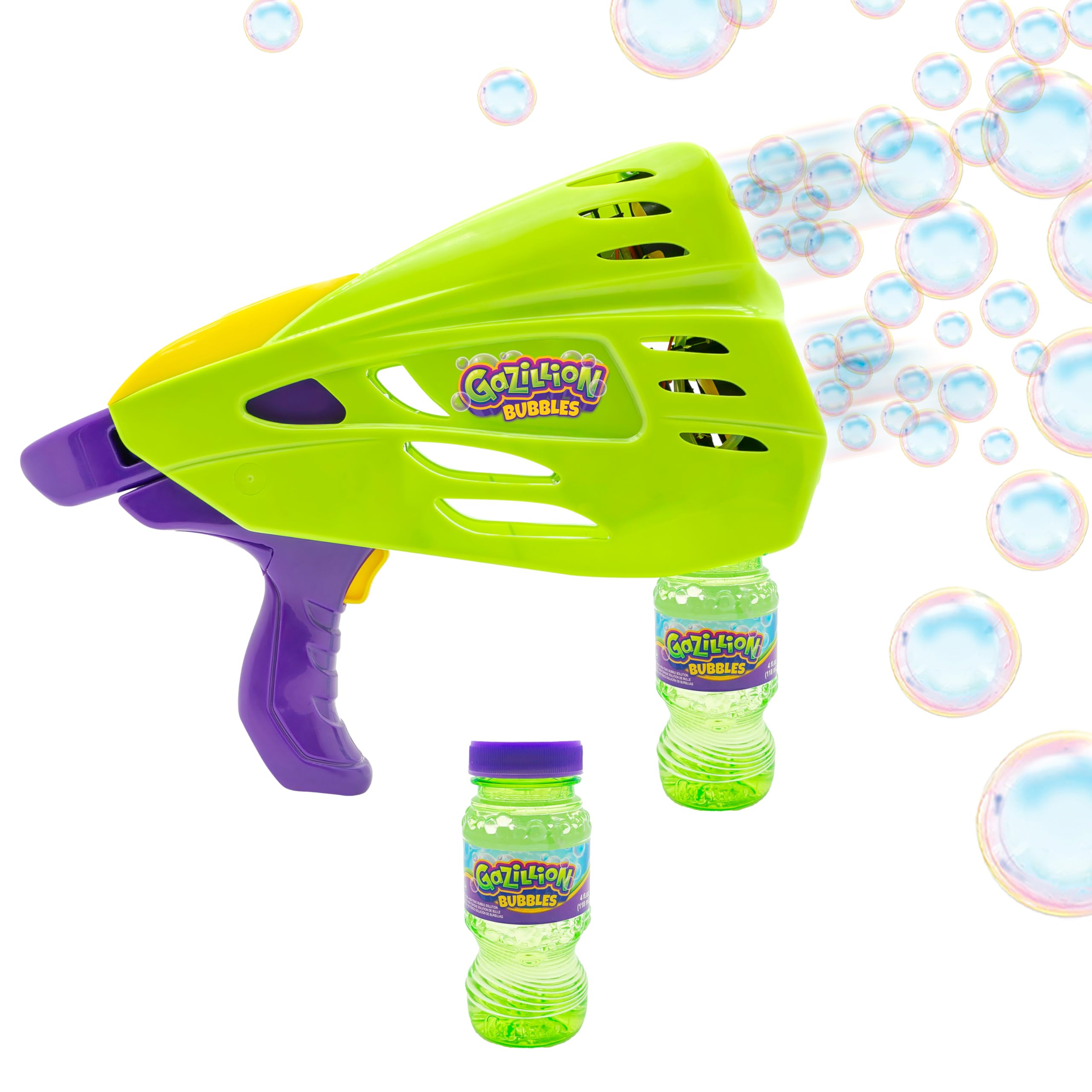 Gazillion 2-in-1 Rechargeable LED Bubble Blaster with Endless Fun