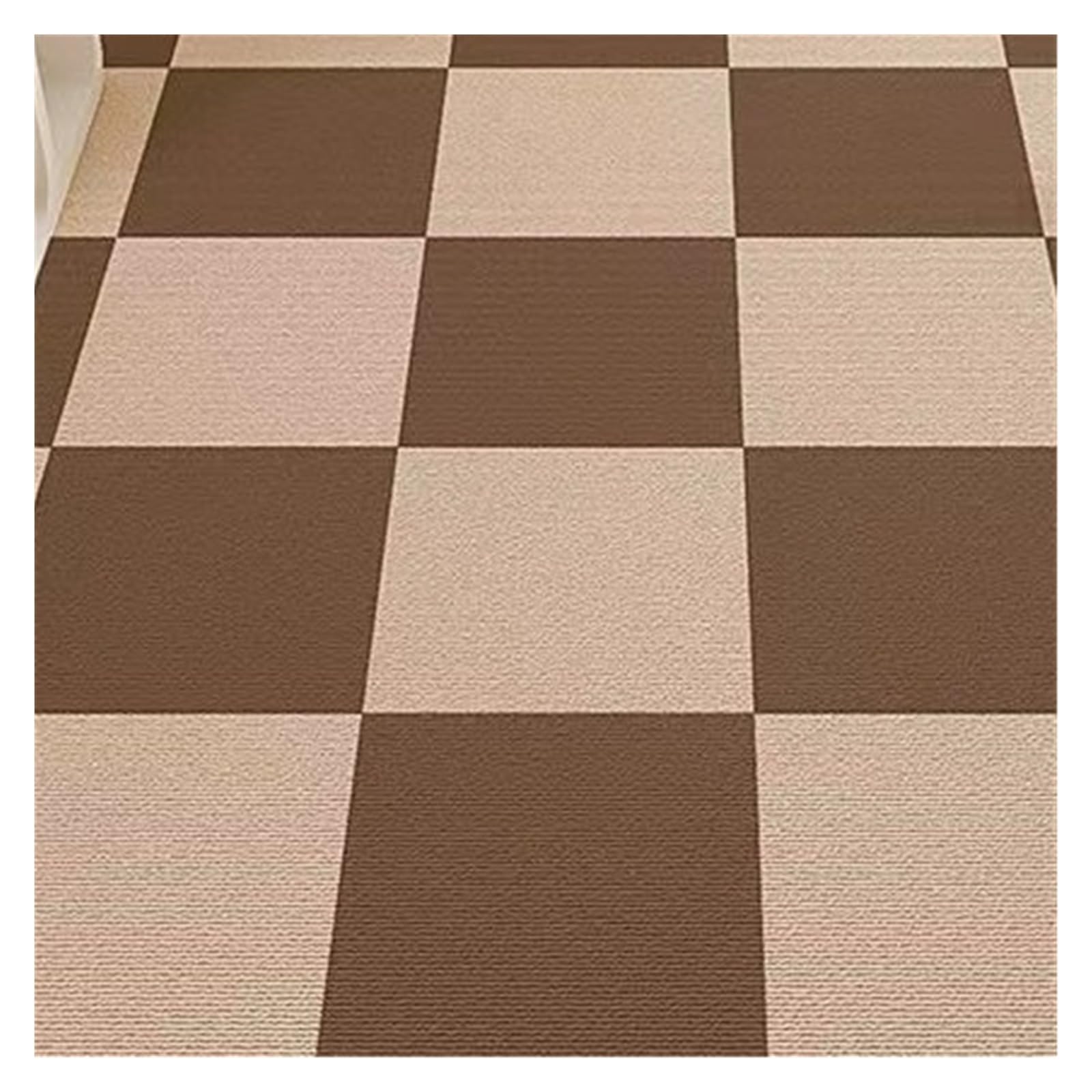 Rutdcjkne Coffee - Camel Carpet Tiles Peel And Stick, Self Adhesive Carpet Tiles For Bedroom Living Room, Multicolor, 30X30cm, 10 Or 20 Pcs(,30X30cm- 10 Pieces)