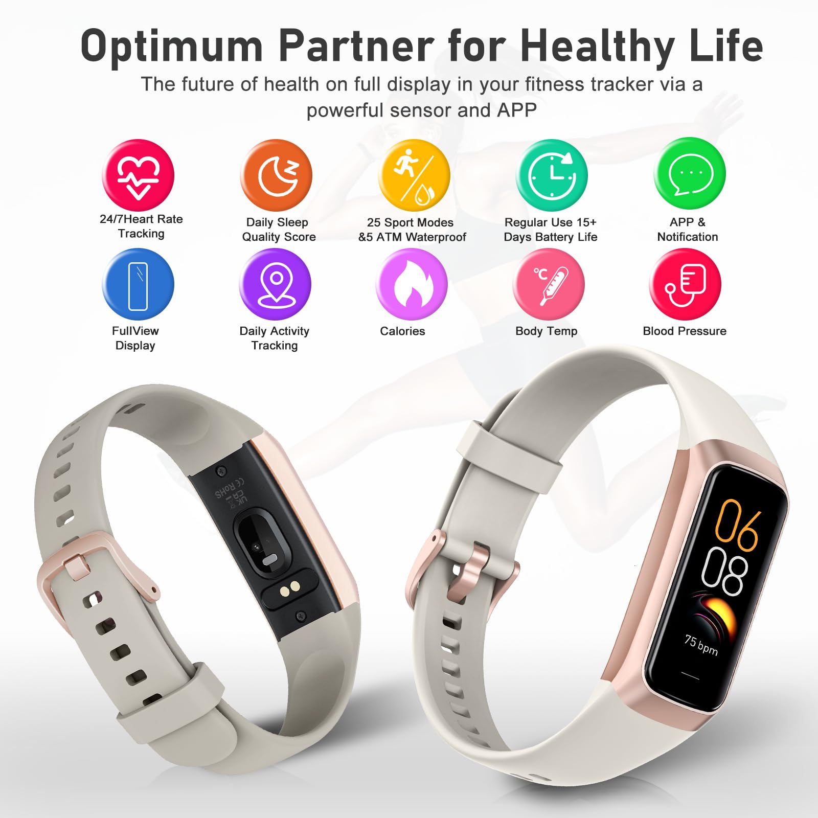 Amazon.com: ST-CARE Fitness Tracker with Step Counter/Calories