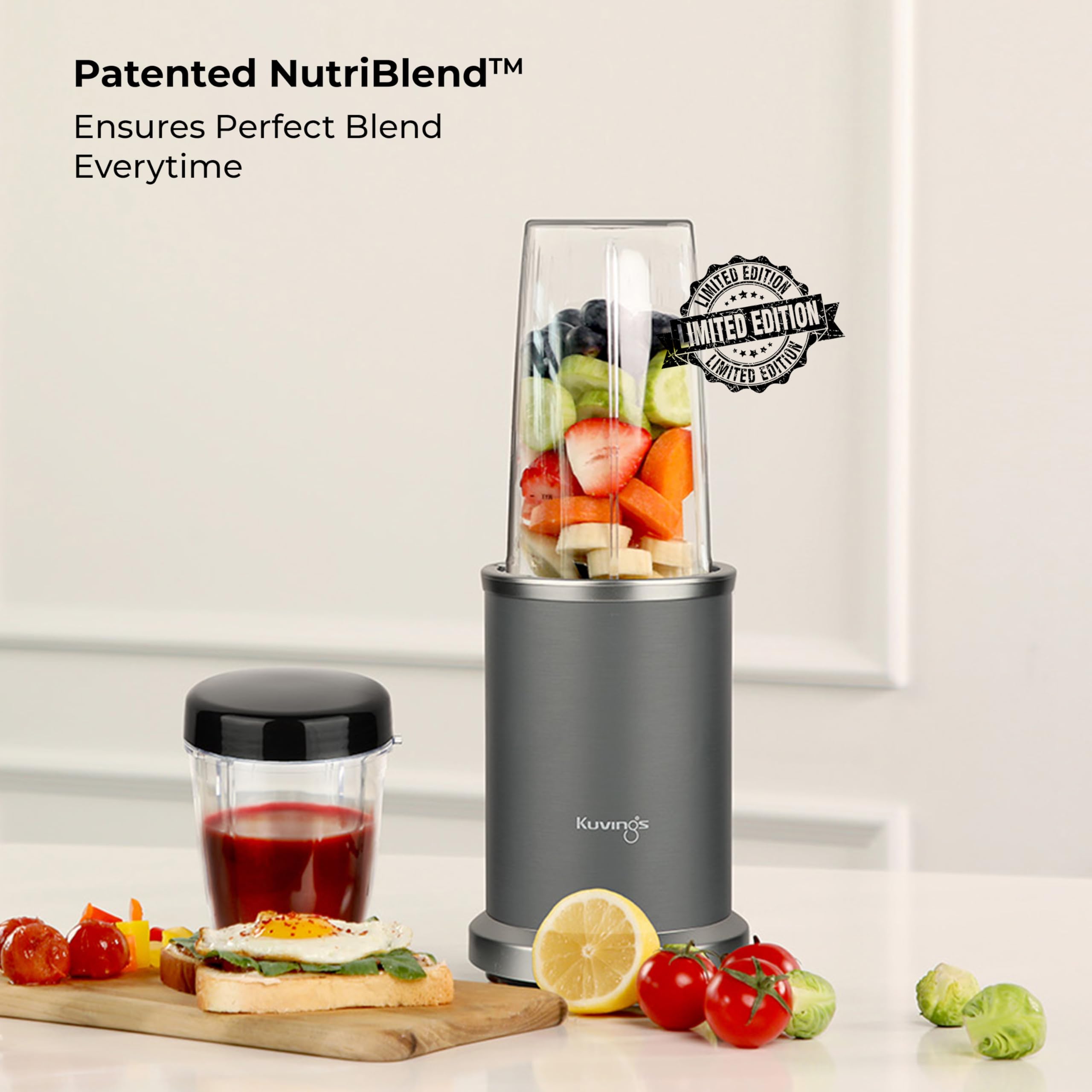 Buy Kuvings 2025 New Nutri Blender PRO 2.0 Gunmetal Grey, Powerful