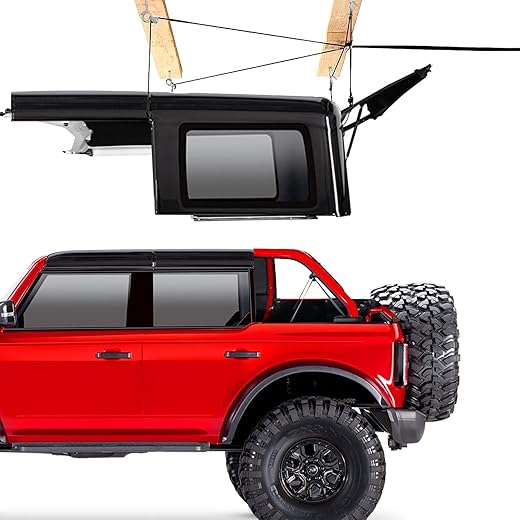 GRERTY Hardtop Hoist with 4-Rope Pulley