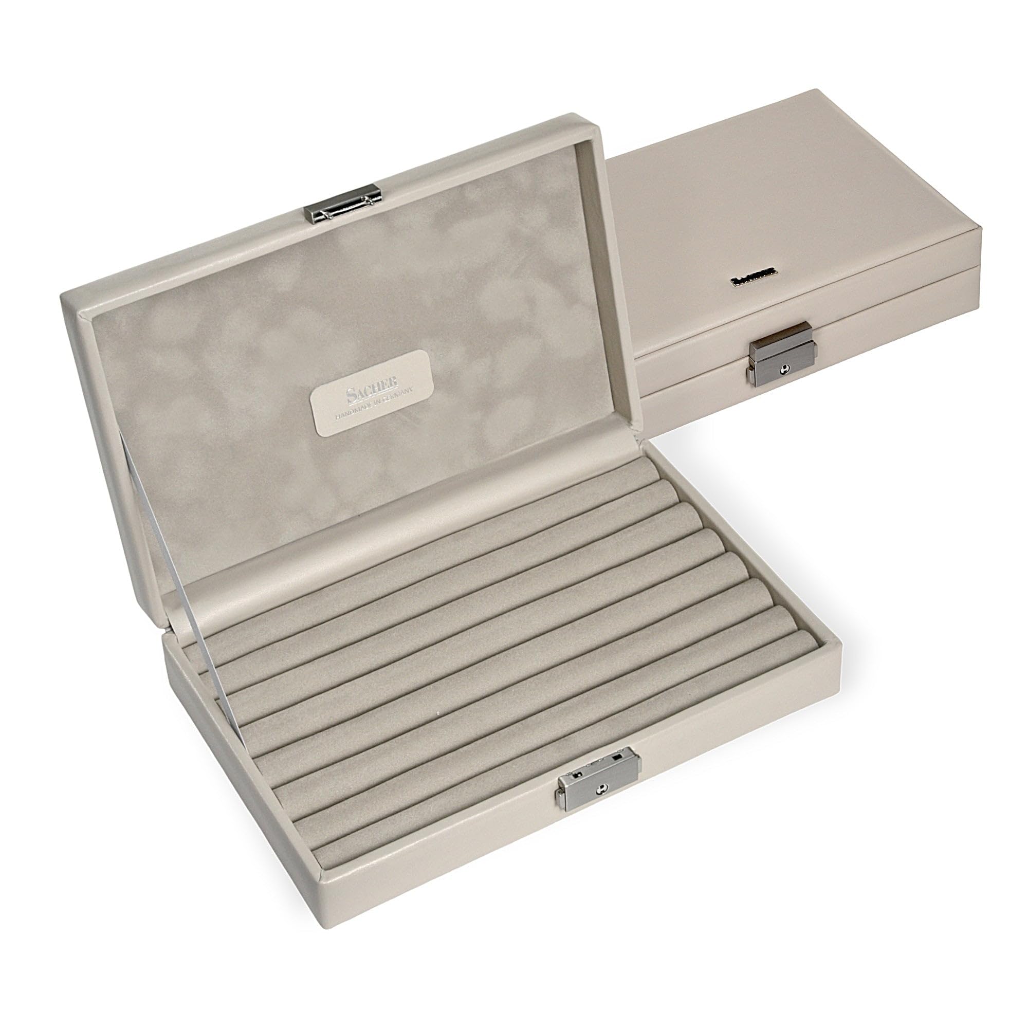 SACHER Estuche para anillos elegance/arena (piel de vacuno)