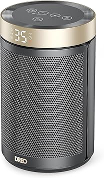 Dreo Electric Heater, 1500W Energy Efficient Space Silent Room Heater ...