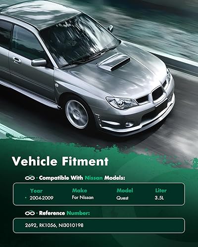 Miniatura 3 de SCITOO 2692 Radiador Fit 2004-2009 para Nissan para Quest 3.5L