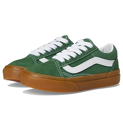 Vans Kids Old Skool (Little Kid) Kids Shoes Bright Gum Green
