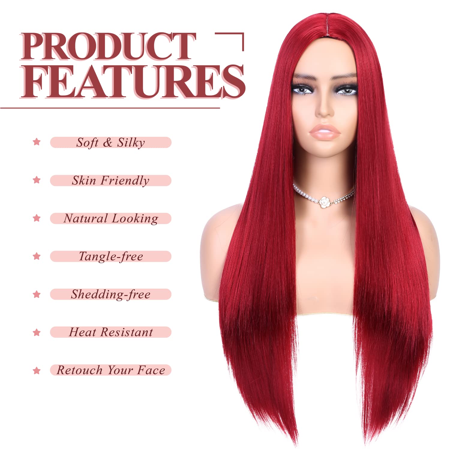Peluca De Cosplay Anime Chobits Chii Larga Rubia Recta Resistente Al Calor, Pelo Sintético Para Carnaval, Fiesta De Halloween, Juego De Rol, Cosplay + Gorra De Peluca Gratis