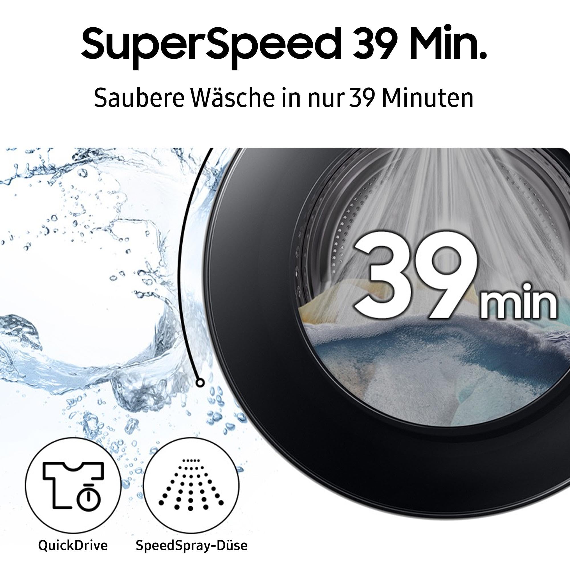 Samsung WD90DG5G34BEEG AI Waschtrockner 9+5 kg 48 cm EEK E/A (-10%) Weiß