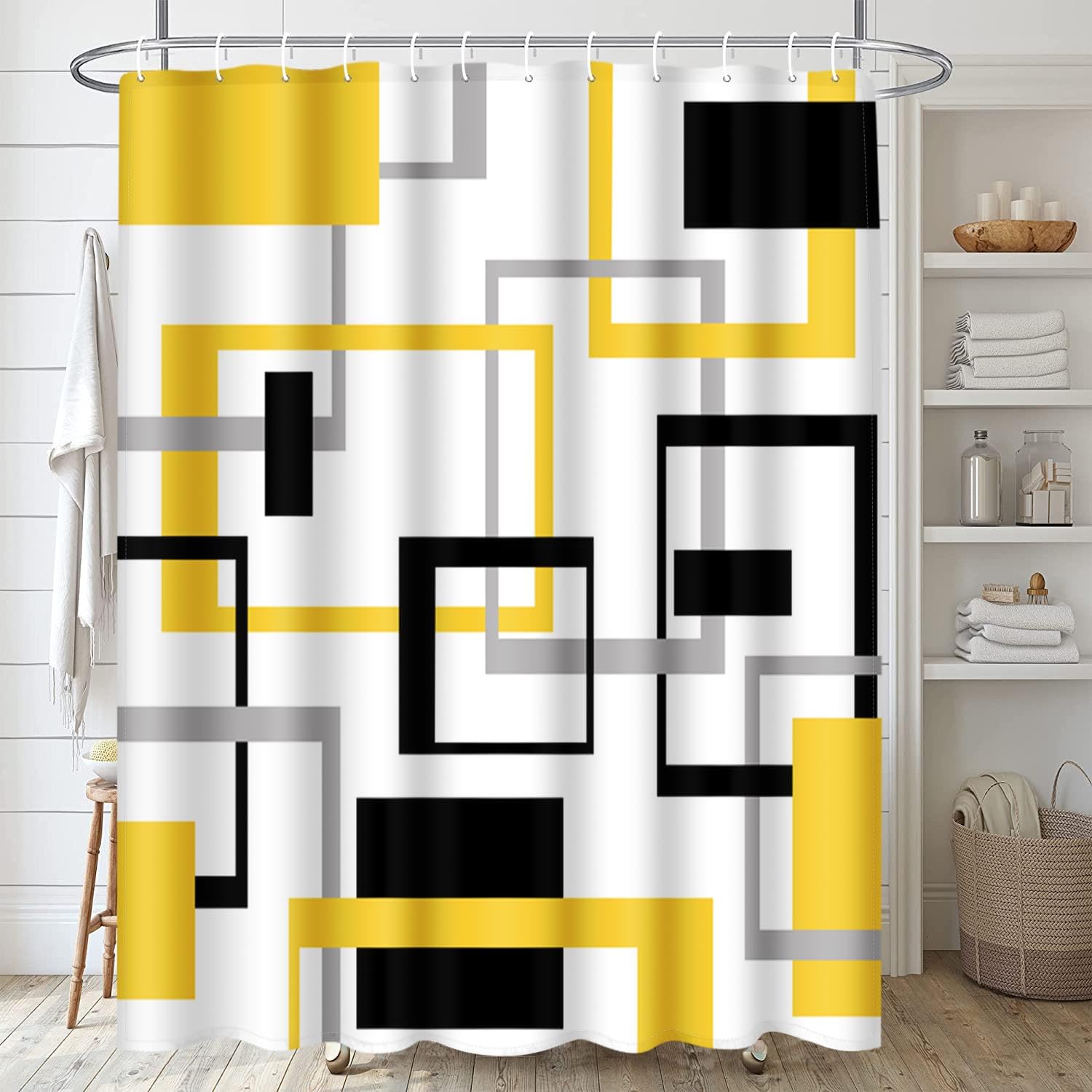 Black And Yellow Bathroom Accessories Wow So I Did My Bathroom Over