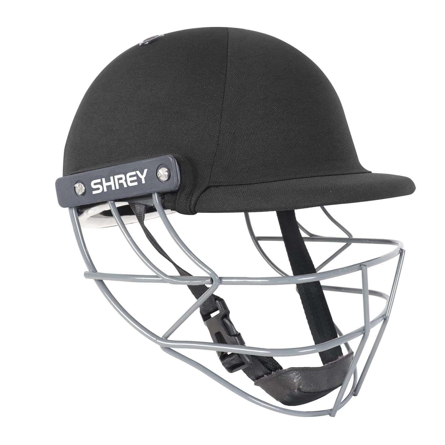 Shrey Black Kids Performance 2.0 Steel Junior Cricket Helmet Junior