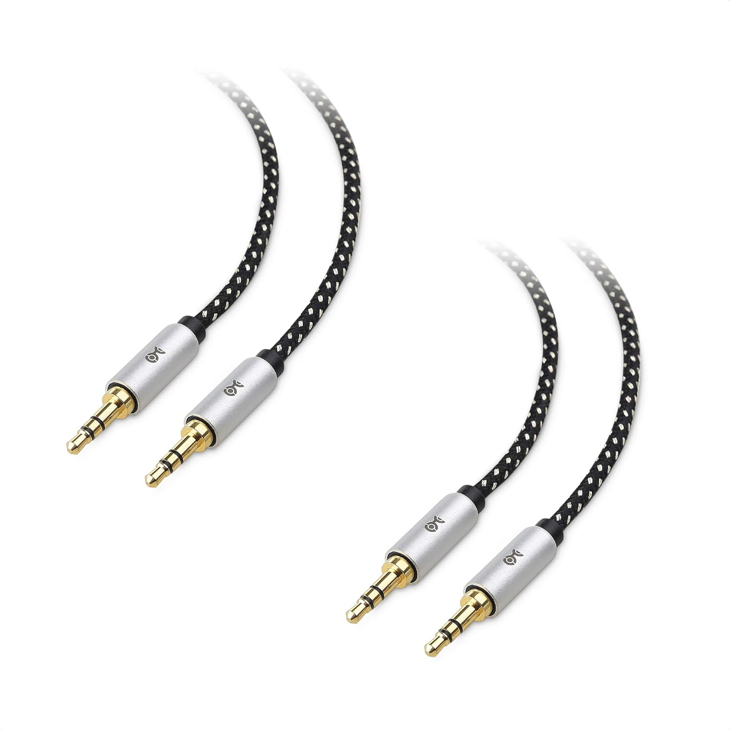 Cable Matters 2Pack 3.5mm Audio Cable 6 ft (3.5mm Aux Cable/Aux Cord