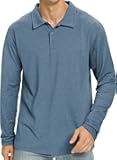 Polo Shirts for Men Short/Long Sleeve Soft Cotton Collared Shirt