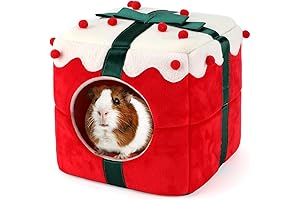 Guinea Pig Hideout Christmas Hamster Accessories